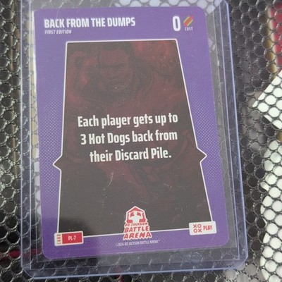 Bo Jackson Battle Arena Play Card ''BACK FROM THE DUMPS'' PL-7 SSP