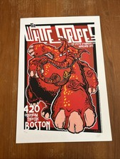 SCARCE 2003 White Stripes Boston 420 Orpheum Poster - James Decker signed 18/175