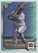 2022 Bowman NPB Nippon Professional Baseball Prospects Aqua Keita Sonobe 00cp