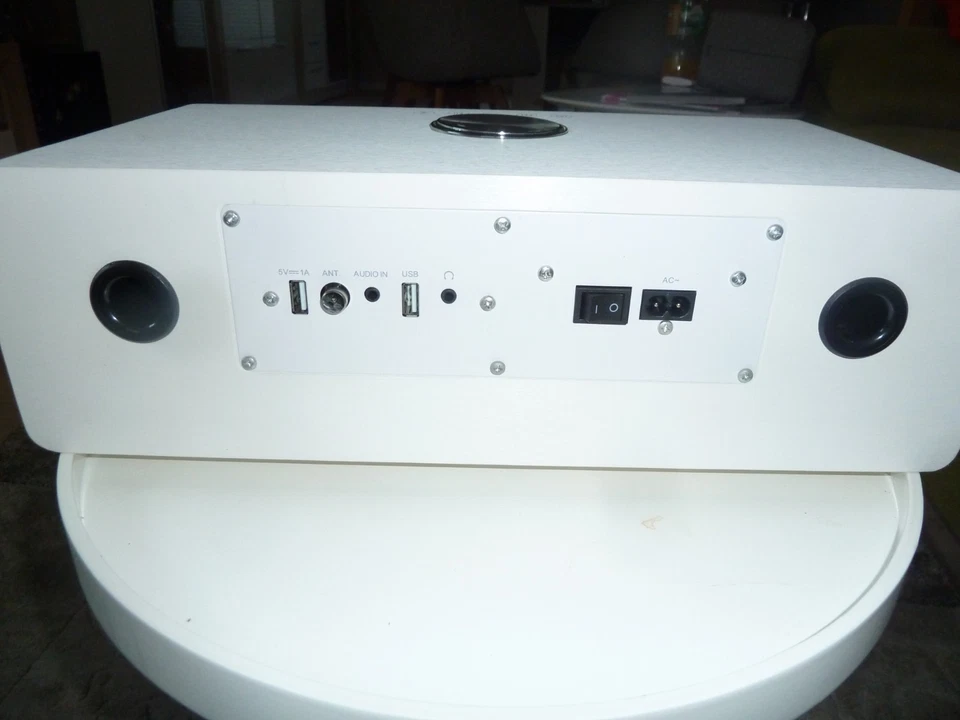 -aunau-Stereo- Radio mit CD, DAB+ FM, Audio, USB, Fernbedienung-- weiß-- - Bild 4 von 4