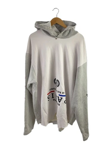 Felpa con cappuccio BALENCIAGA bianca 5 usata
