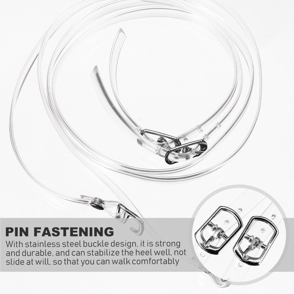 APL Lacci per Scarpe Anti Tacco Trave Invisibile Tacco Alto Fissaggio Scarpe Cinturino