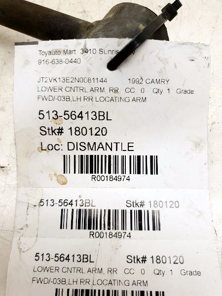 92-96 LEXUS ES300 LADO CONDUCTOR TRASERO MANDO LOCALIZADOR MONTAJE Foto 4 de 4