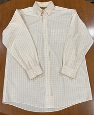 Roundtree Yorke Gold Label Check Short Sleeve Button Up Shirt Non-Iron 16-33