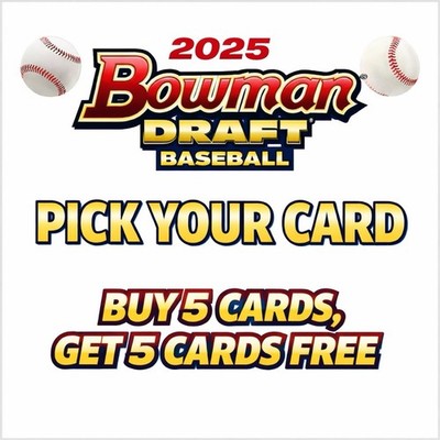 2025 Bowman Draft Baseball PAPER BASE Pick Your Card # 1-200 B5G5 Free Shipping!