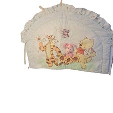 Winnie The Pooh Headboard Cover Rare 3D Design Piglet Tigger Butterfly 27"