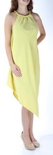RACHEL ROY Womens Yellow Sleeveless Below The Knee Fit + Flare Dress Size: XS
