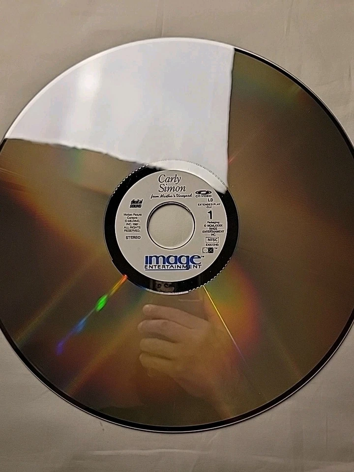CARLY SIMON Laserdisc LIVE from Martha's Vineyard CONCERT Foto 3 de 4