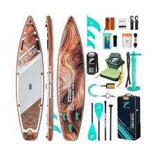11'6" Inflatable Stand Up Paddle Boards, Premium SUP Accessories, Non-Slip Co...