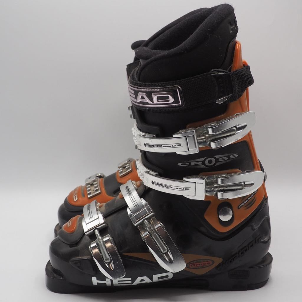 SALOMON Scarponi da sci Head Cross 23 nero arancione uomo 5 donna 6 euro 36 5 made in Italy