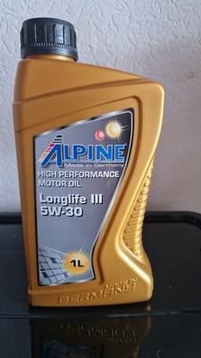 Alpine Made in GermanyHIGH PEFFOFMANCE MOTOR OIL  5W30