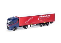 "Herpa 319881 | Daf Xg Gardinenplanen-Sattelzug \"Heinloth\" | 1:87"