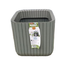 Stewart Garden Medium Cube PolyAI Planter 40cm - Green