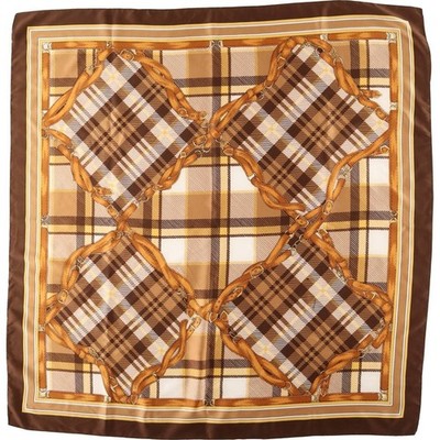 Used all-over print scarf made in Italy