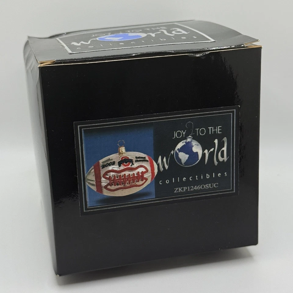 Ornamento conmemorativo nacional "Alegría al mundo" de la Universidad Estatal de Ohio 2002 Foto 2 de 4