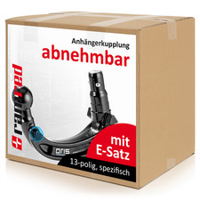 Für A3 Sportback 19- ANHÄNGERKUPPLUNG abnehmbar + 13pol spezifisch E-Satz -ABE-