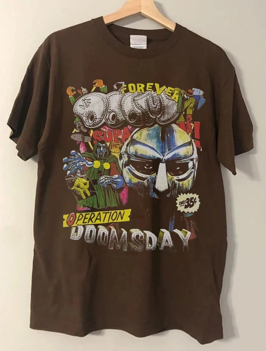 Mf Doom Rap Tee Shirt Brown, Graphic Shirt, Unisex Style Tshirt