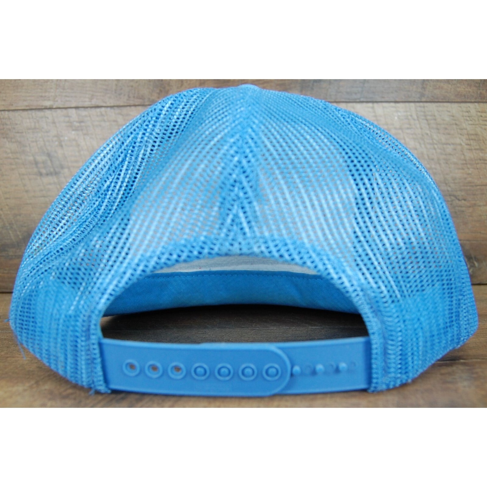 Vintage FASTLINE Patch Mesh Snapback Trucker Yupo… - image 4