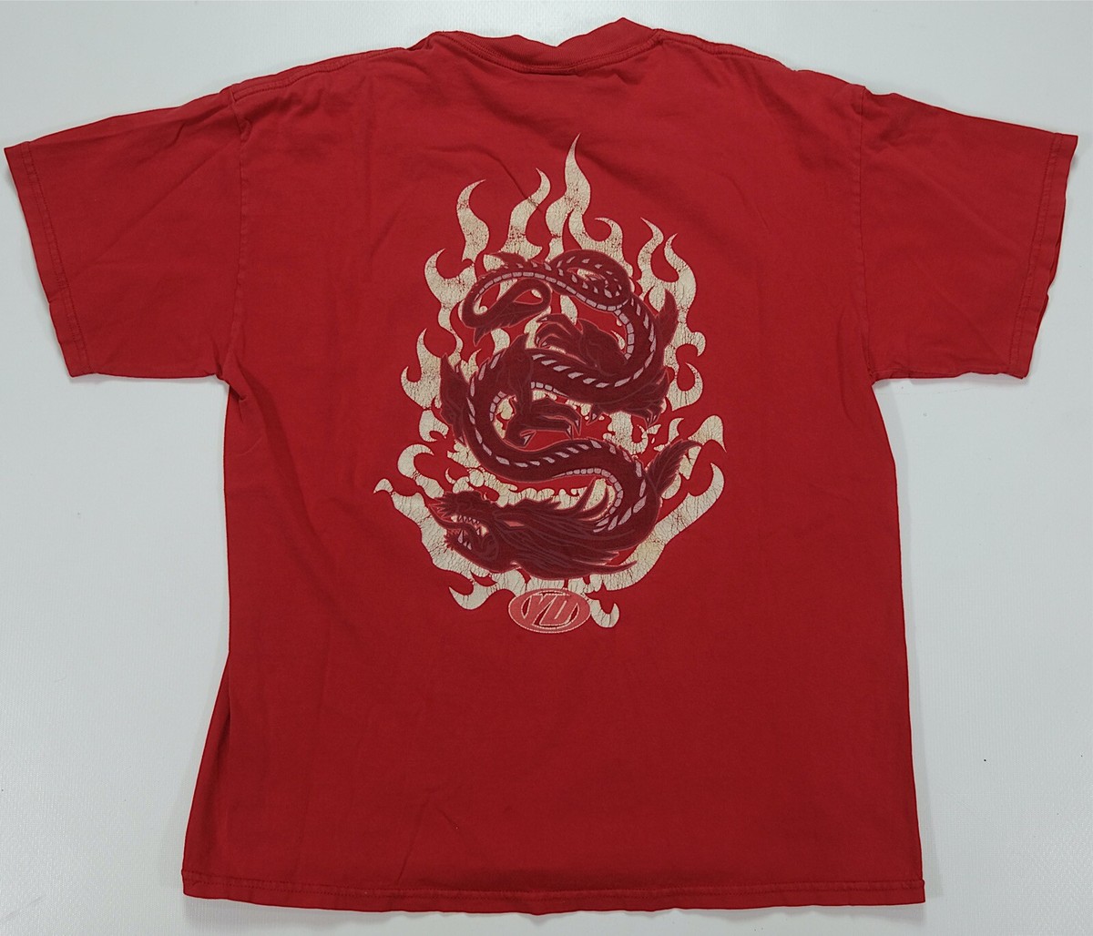 Rare Vintage Year Of The Dragon YD Fire T Shirt 90s 2000s Rare Vintage Year Of The Dragon YD Fire T Shirt 90s 2000s