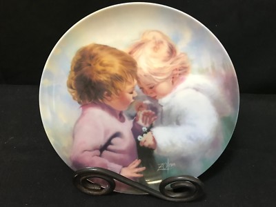 Childhood Friendship ~ ''TINY TREASURES'' Donald Zolan ~ Collector Plate