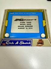 Vintage Kmart Ohio Art ETCH A SKETCH RARE Kmart Advertisement Grand Opening 1974