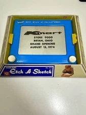 Vintage Kmart Ohio Art ETCH A SKETCH RARE Kmart Advertisement Grand Opening 1974