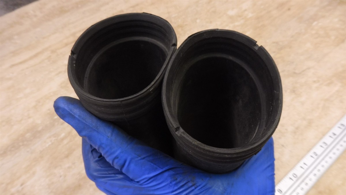 ぼくちゃん 1998 Kawasaki ZX600G ZX Ninja K293-2> rubber air intake boots set