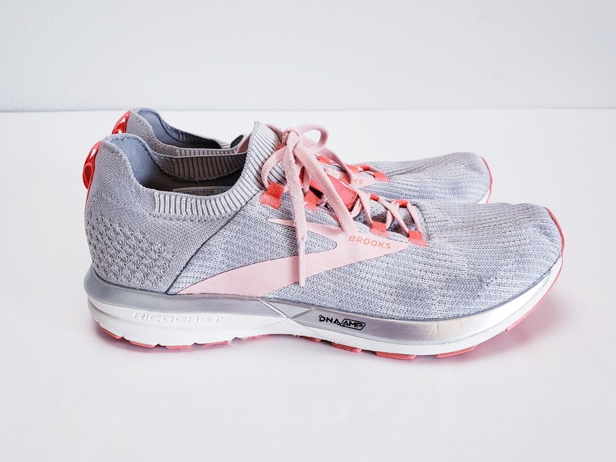 Ricochet Review Brooks Shoes B Gray Pink Ricochet Running Womens