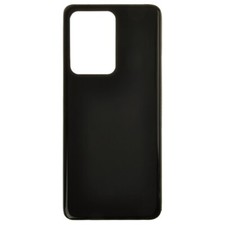 Back Glass for Samsung Galaxy S20 Ultra Black Aftermarket Replacement Part
