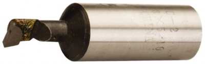 Carbide Tipped Boring Bar: 7/16'' Min Bore Dia 1-1/8'' Max Bore Depth, 5/8'' Shank
