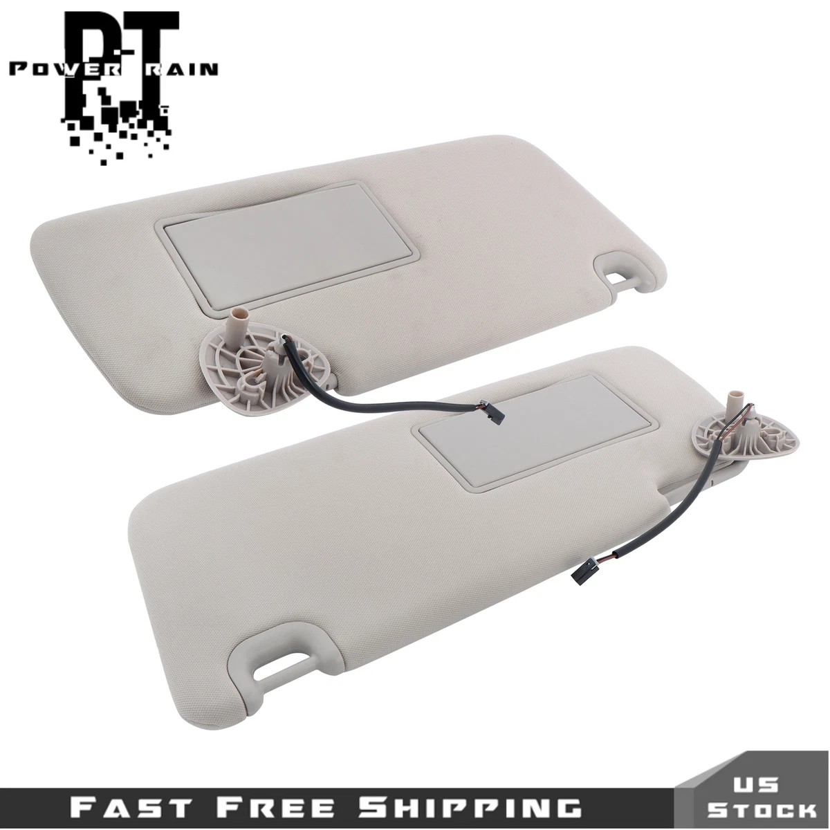 Front Sunvisor Left Driver Side Tan Sun Visor For Dodge Ram 1500 2500 3500