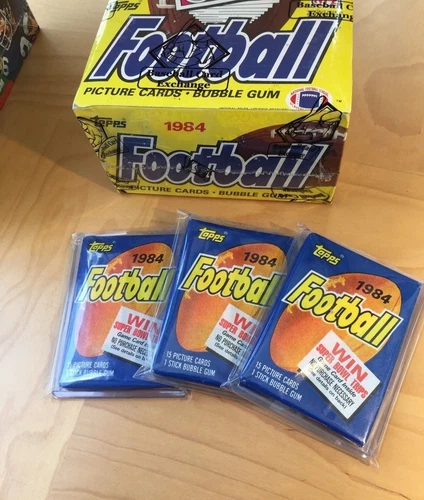 1984 Topps Fooball Wax Pack (ONE) P.SA 10 John Elway Rookie $8365