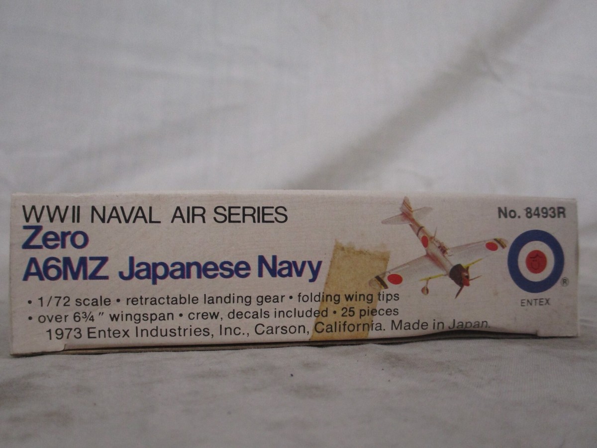 Entex #8493R Zero A6MZ Japanese Navy Model Kit | eBay
