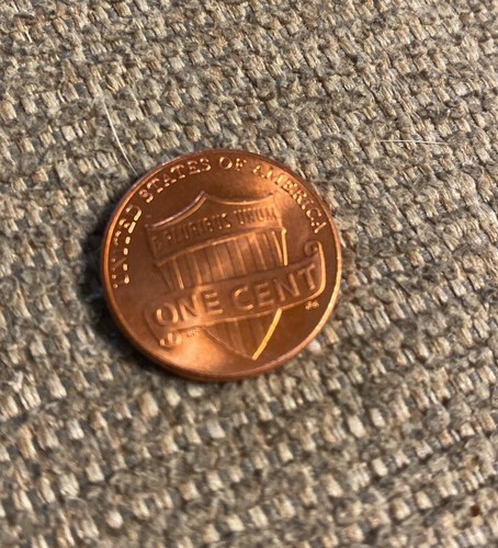 2012 Ring Error Lincoln Shield Penny No Mint Mark - Picture 4 of 4