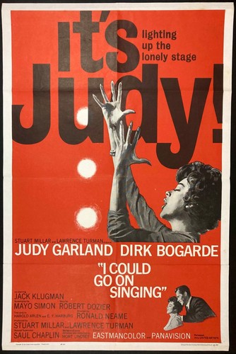 I Could Go On Singing ORIGINAL US One Sheet Movie Poster Judy Garland 1963