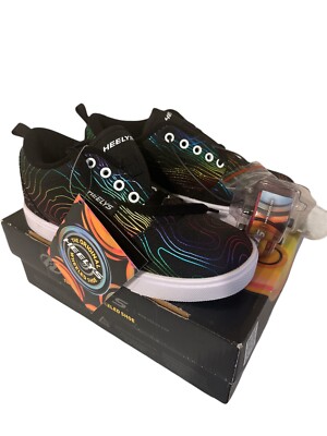 Heelys Pro 20 Black and Rainbow 