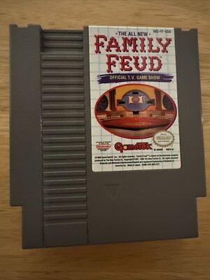 Family Feud (Nintendo NES, 1985) Cleaned Tested Working