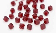  12 6mm Swarovski Crystal Bicone Beads 5328 - Siam