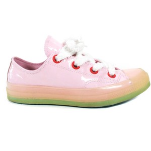 pink patent converse