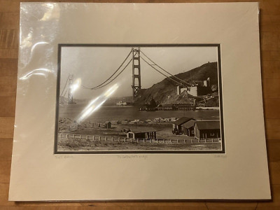 Mark Reuben Vintage Collection Golden Gate Bridge SF CA 1935 Real Photo Reprint