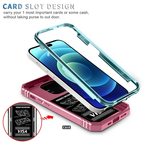 For iPhone 16 15 Pro Max 14 13 12 11 7 8 XS Rubber Case Slide Camera Lens Cover - Picture 99 of 101