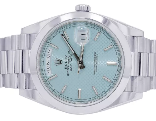 Rolex Platinum Day-Date 40 228206 President Watch