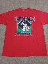 Vtg 90s 1991 MLB St. Louis Cardinals Single Stitched T Shirt - Sz Xl 46-48