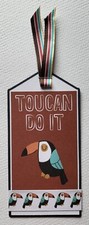 Zoo Tag Toucan. Scrapbook, Card Making Paper Piecing