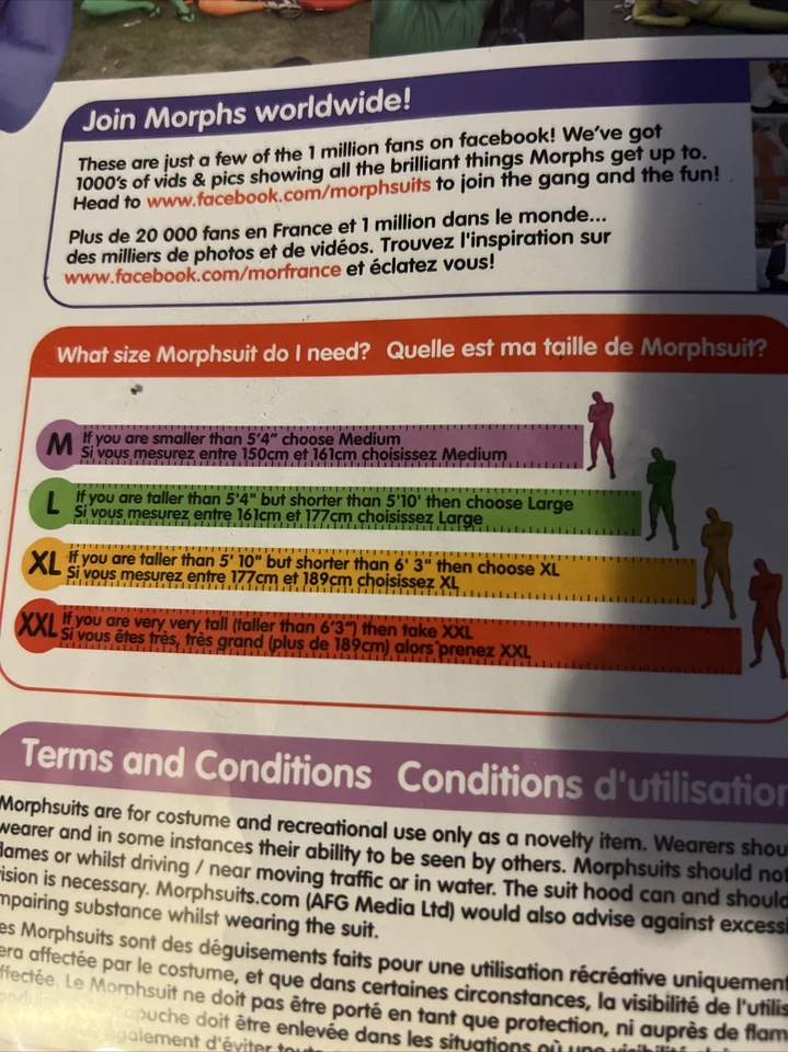 NOVO Fantasia Morphsuit Ninja Adulto Tamanho XL MSRP $60 - Imagem 3 de 3