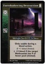 Foreshadowing Destruction 25th Anniversary 2022 V:TES VTES Vampire CCG