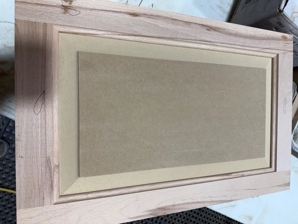 Puertas de gabinete, panel elevado sin terminar roble o GRADO DE PINTURA Foto 4 de 4