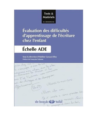 Évaluation des difficultés d'apprentissage de l'écriture chez l'enfant: Éche