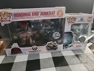 Funko Pop! Vinyl: Overwatch - Overwatch S3 - 2 Pack - Junkrat & Roadhog Jail..