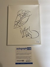 Phil Lord signed autographed 8x10 canvas sketch Spider-Man ACOA Rare